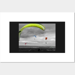 Paragliders Posters and Art